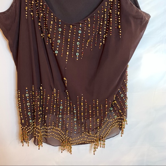 E by ECI Woman beaded Camisole - Picture 4 of 6